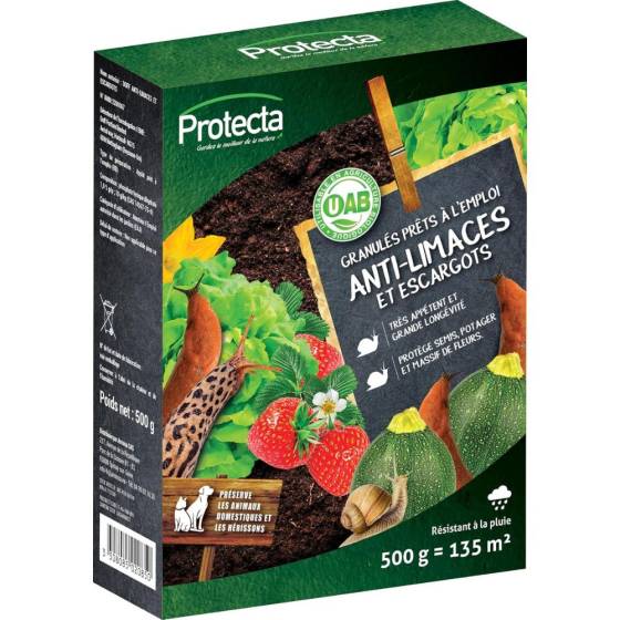 Protecta - Protecta - Anti-limaces et escargots – Granulés 1% – 500 g - Image 1