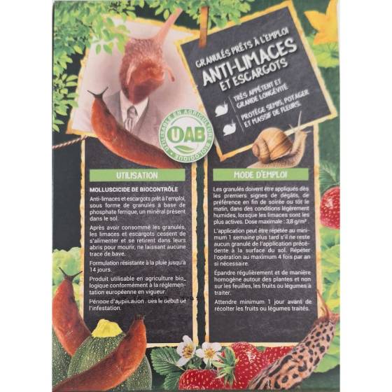 Protecta - Protecta - Anti-limaces et escargots – Granulés 1% – 500 g - Image 2