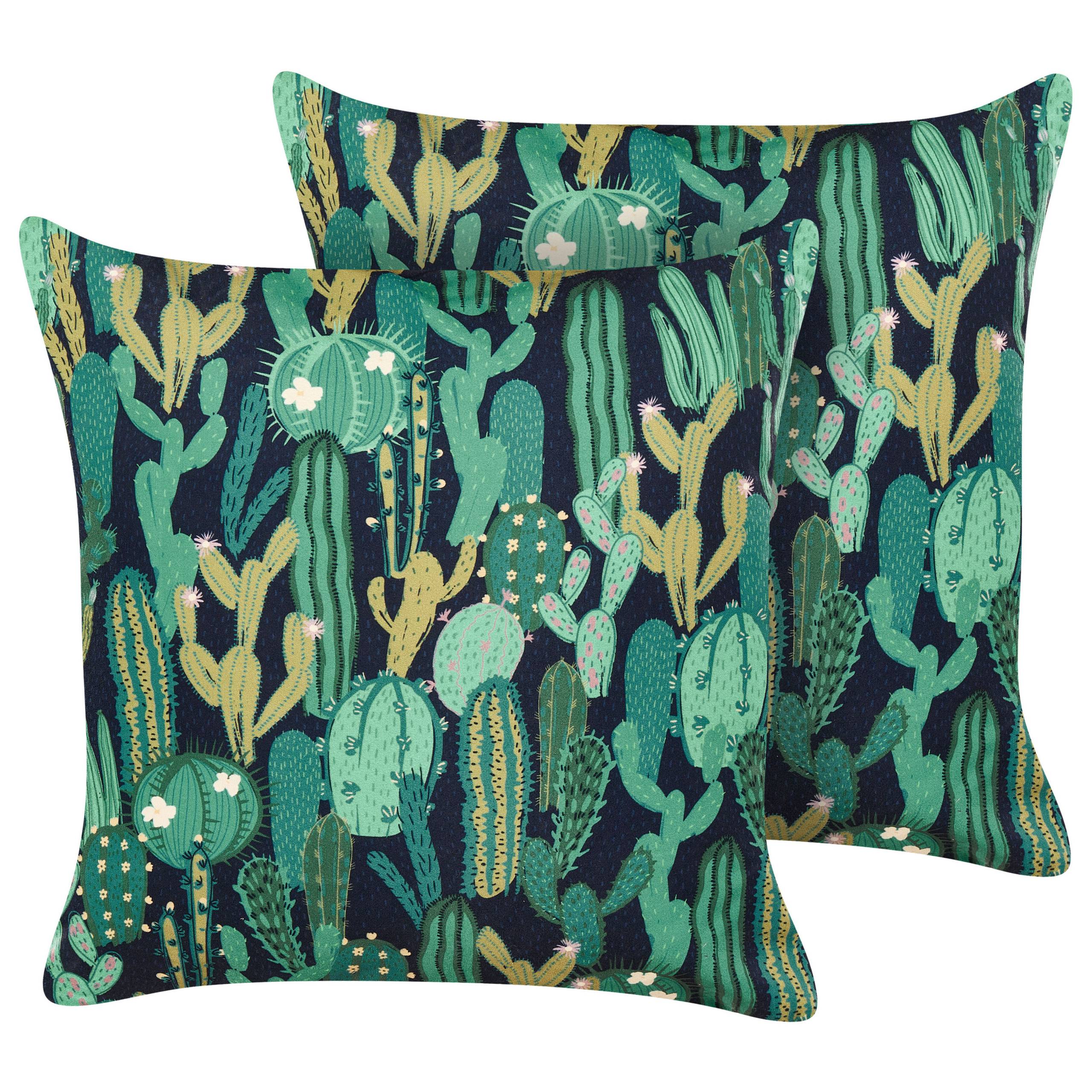 Beliani - Coussin d'extérieur Polyester Vert BUSSANA - Beliani - Image 1