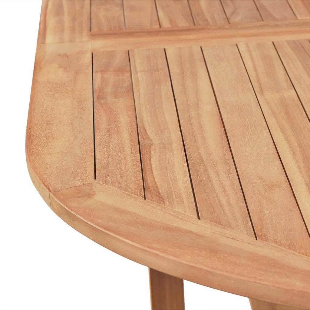Table de jardin | Table d'extérieur 180x90x75 cm Bois de teck solide - Image 5