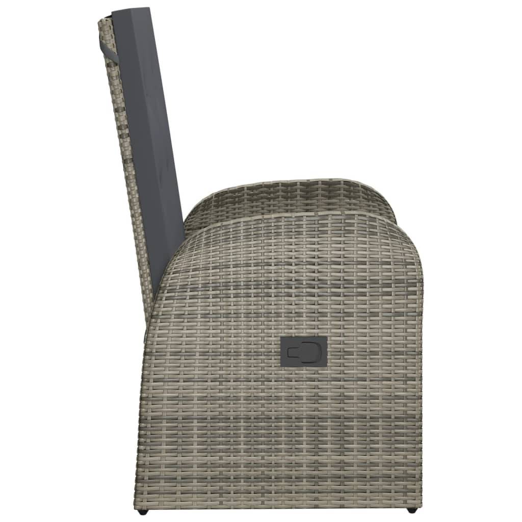 Vidaxl - Chaises de jardin inclinables coussins lot de 2 Résine tressée vidaXL 319539 - Image 6