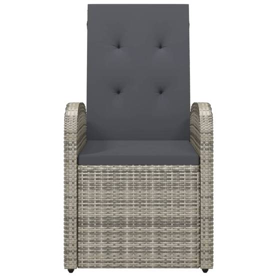 Vidaxl - Chaises de jardin inclinables coussins lot de 2 Résine tressée vidaXL 319539 - Image 5