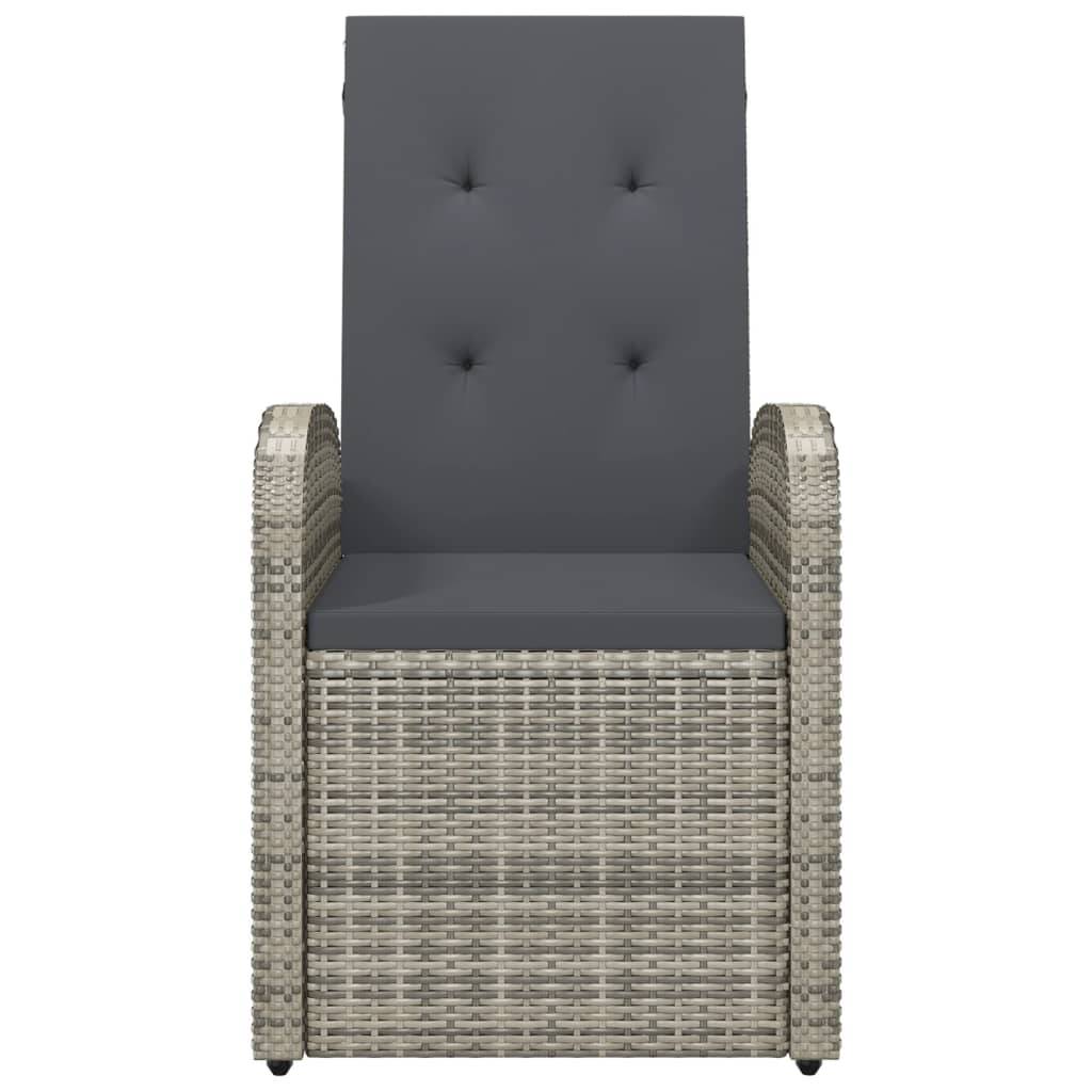 Vidaxl - Chaises de jardin inclinables coussins lot de 2 Résine tressée vidaXL 319539 - Image 5