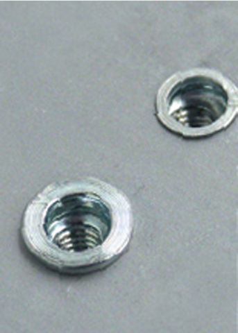 Écrou cranté tête plate Inox A2 SCELL-IT - Ø8 mm Serrage 0.5-3 - END0830 - Image 2