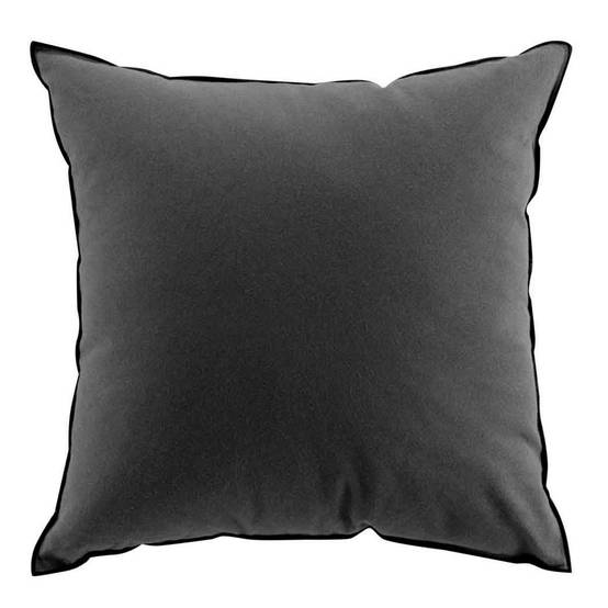 Coussin Déco "Mistraline" 50x50cm Anthracite - Image 1