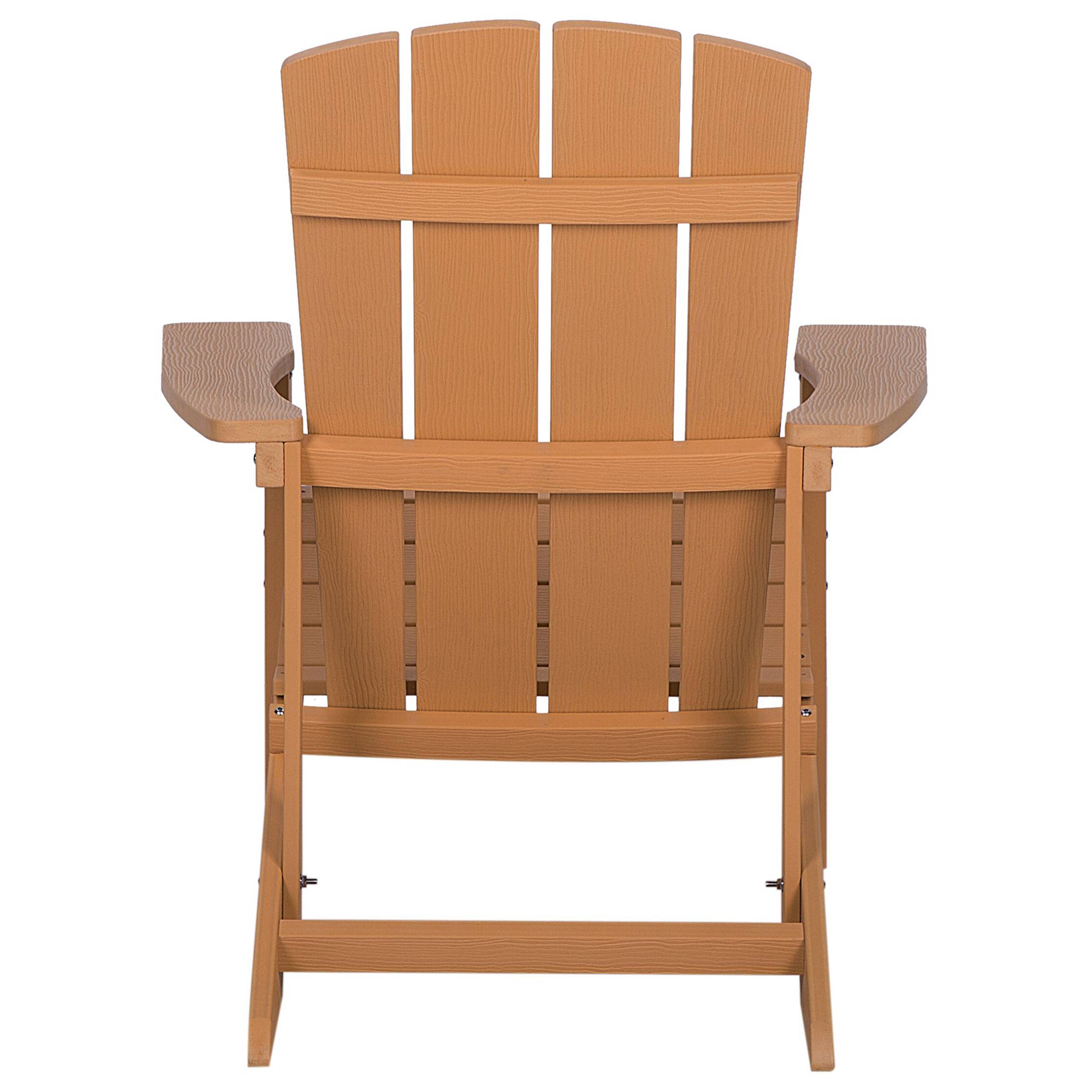 Beliani - Chaise de jardin Bois synthétique Marron ADIRONDACK - 75x88x88- Beliani - Image 7