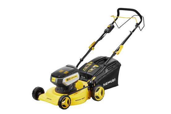 Tondeuse A Batterie 80V (2x40V) - Coupe 42cm - Autotractée + 2 Batteries 2Ah + Chargeur - Autonomie 250m2 - Image 3