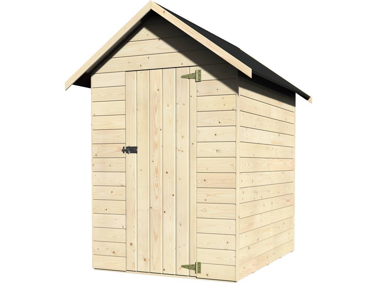 Habitat Et Jardin - Abri Jardin Bois "ambeal" - 1.98 M² - 1.22 X 1.62 X 2 M - 12 Mm -decor Et Jardin - Image 1