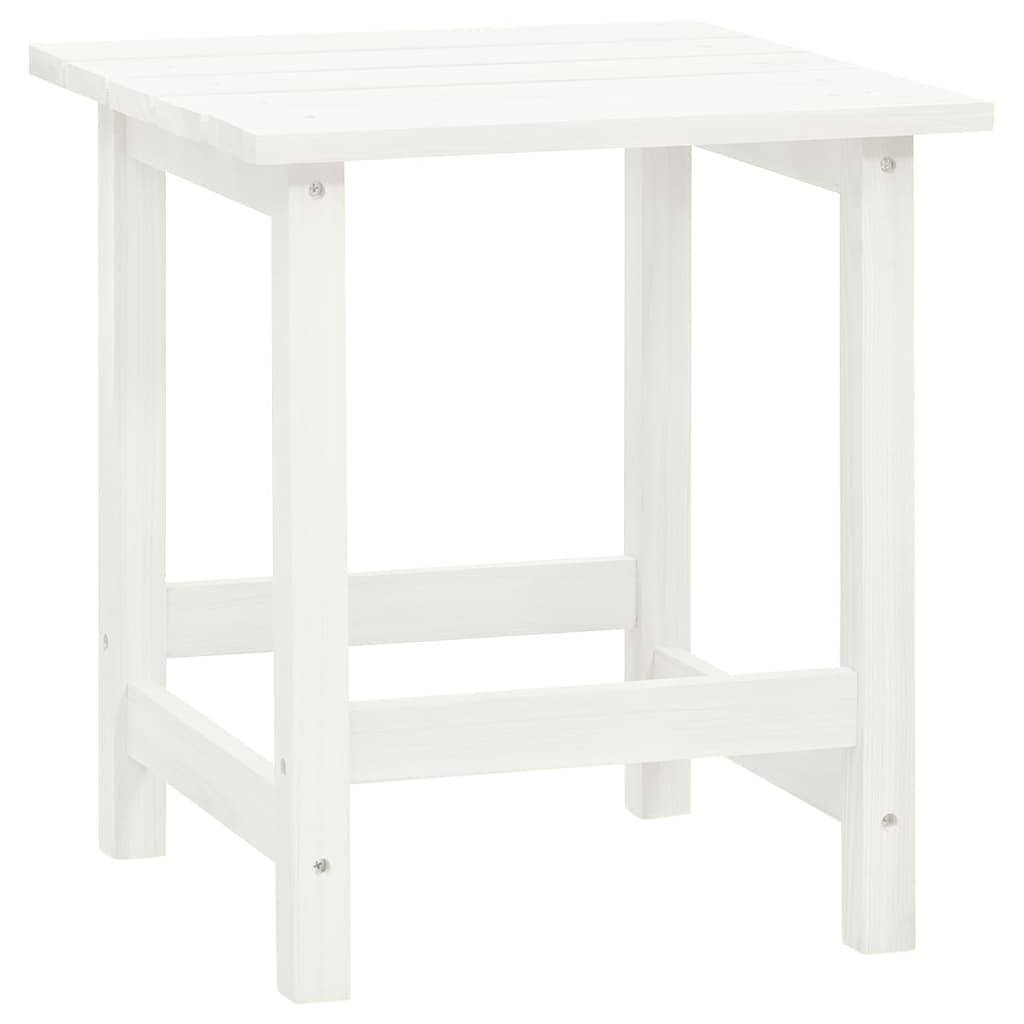 ComfortXL - Fauteuil Adirondack avec Repose-pieds et Table Bois de Sapin Blanc – ComfortXL Outdoor Living - Image 4