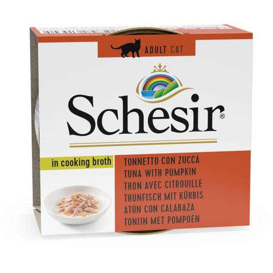 Schesir - Bouillon thon/citrouille chat (boite 70g) - SCHESIR 70 g - Image 1