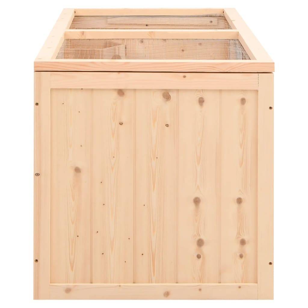 Cage à hamster - Cage pour hamsters 89,5x45x45 cm bois massif de sapin - Image 5