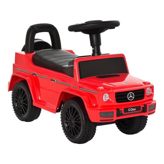 Camion porteur enfants véhicule à pousser licence Mercedes Benz 12-36 mois coffre klaxon phares rouge - Image 1