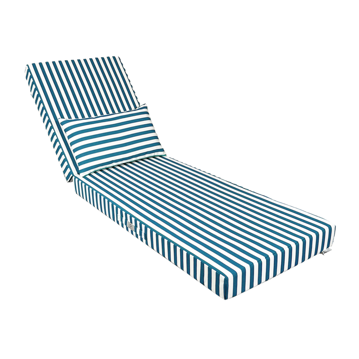 Coussin bain de soleil premium avec coussin - Rayures Vertes - Déco arts - Image 1
