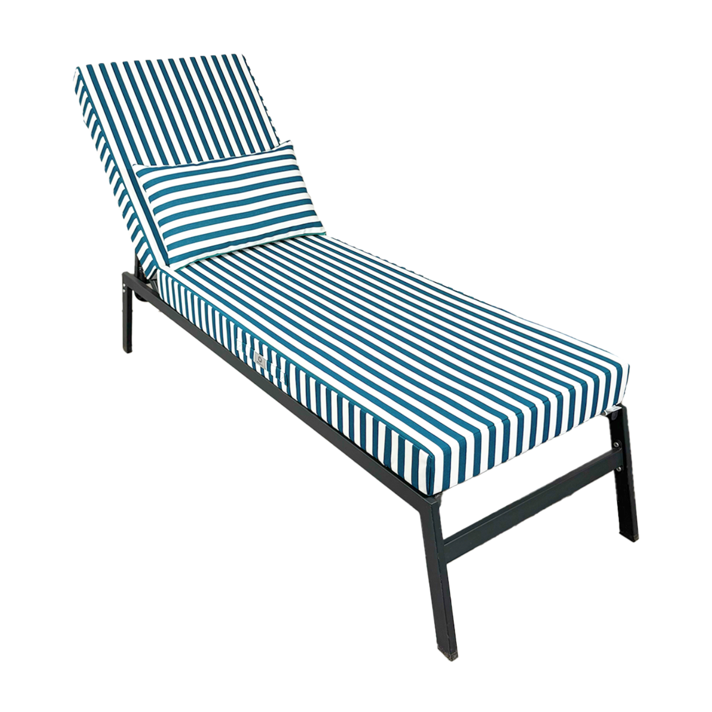 Coussin bain de soleil premium avec coussin - Rayures Vertes - Déco arts - Image 3