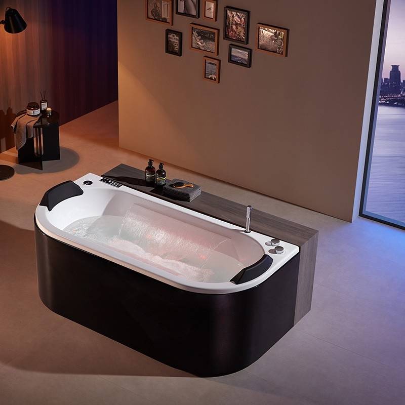 Baignoire balneo NEO BLACK 1 place ARCHIPEL® 180x86 - Image 5