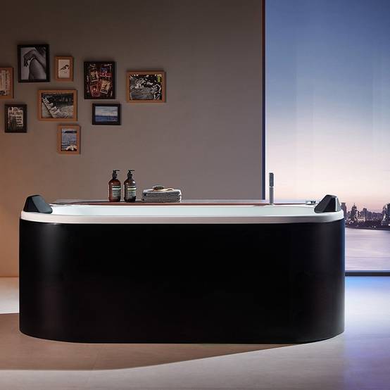 Baignoire balneo NEO BLACK 1 place ARCHIPEL® 180x86 - Image 6