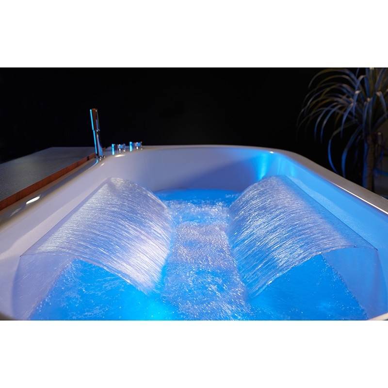 Baignoire balneo NEO BLACK 1 place ARCHIPEL® 180x86 - Image 7
