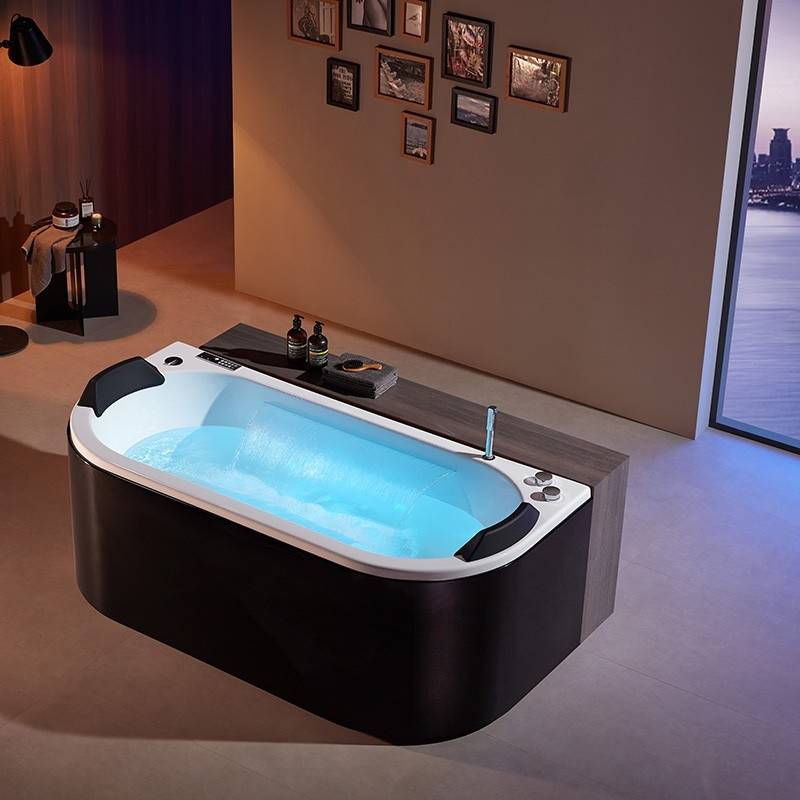 Baignoire balneo NEO BLACK 1 place ARCHIPEL® 180x86 - Image 3