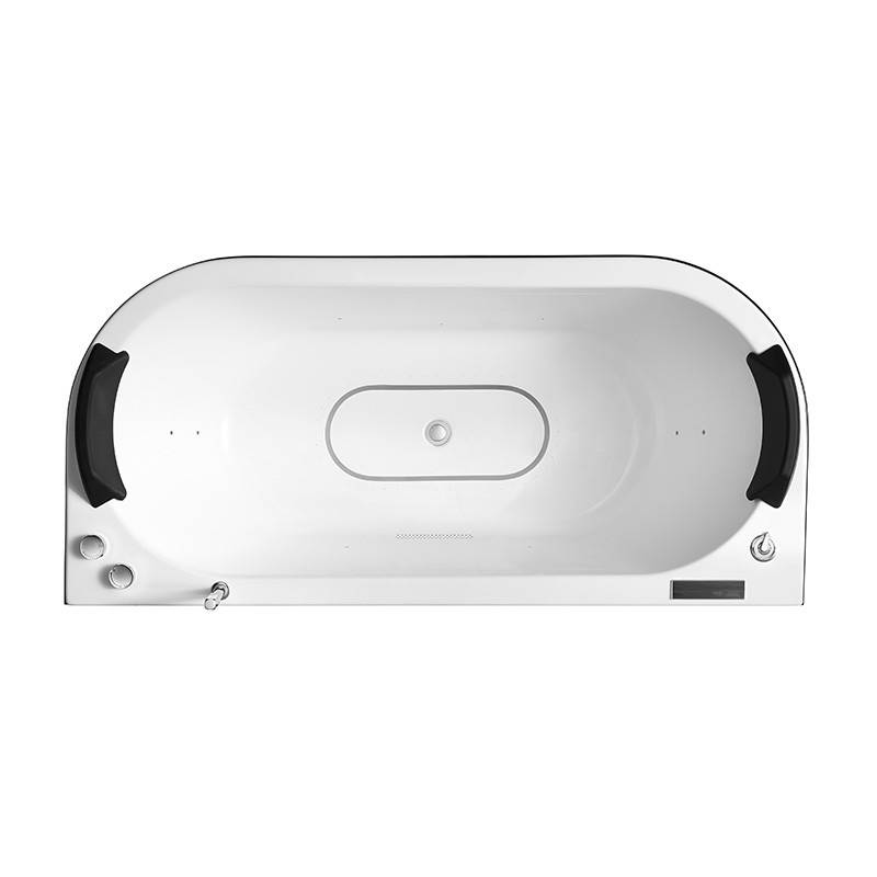Baignoire balneo NEO BLACK 1 place ARCHIPEL® 180x86 - Image 2