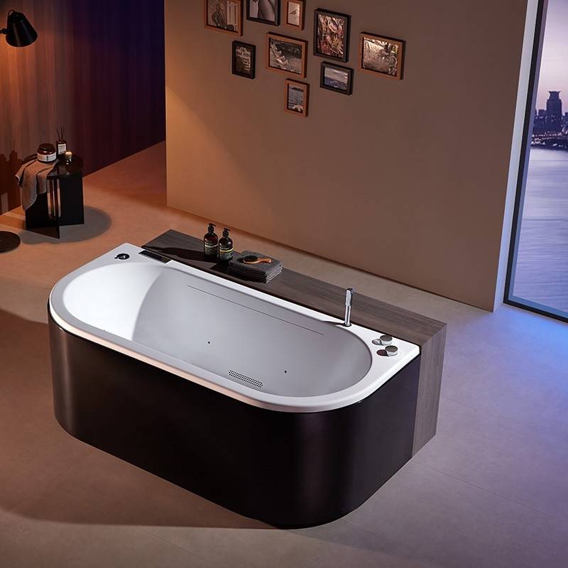 Baignoire balneo NEO BLACK 1 place ARCHIPEL® 180x86 - Image 4