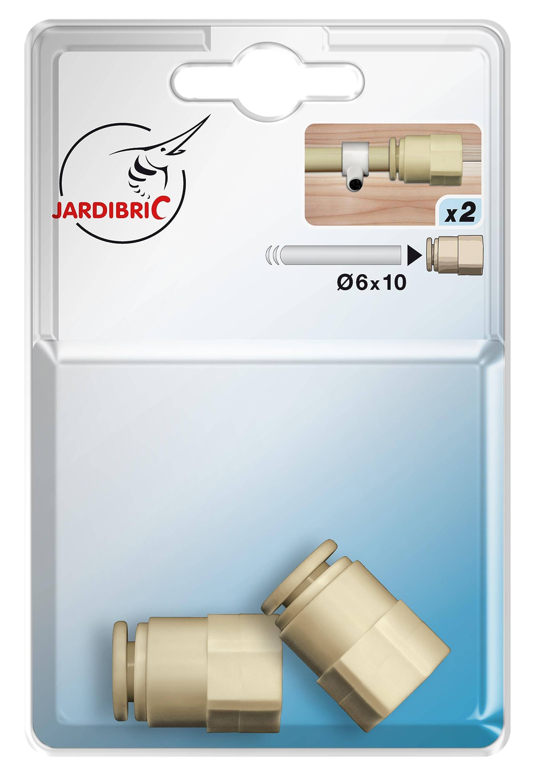 Jardibric - Jardibric - Lot de 2 Bouchons de Fin de Ligne Brumisation 6x10 mm - Connecteurs Tuyau Brumisateur - Image 4