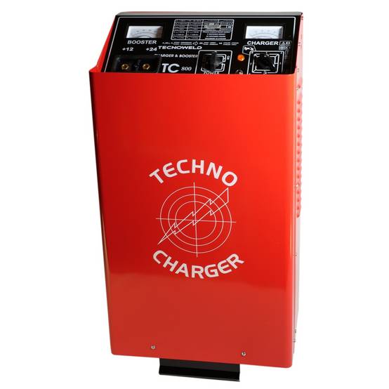 Chargeur démarreur de batterie 1380 Ah-12-24V Charge 120A auto poids lourds TEC800 sur roues Tecnoweld - Image 7