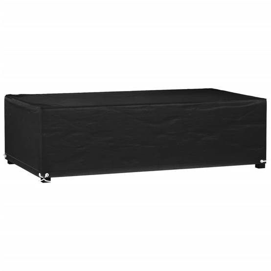 Housse de salon de jardin polyéthylène noir 125 x 70 x 35 cm - PANGIVO - Image 1