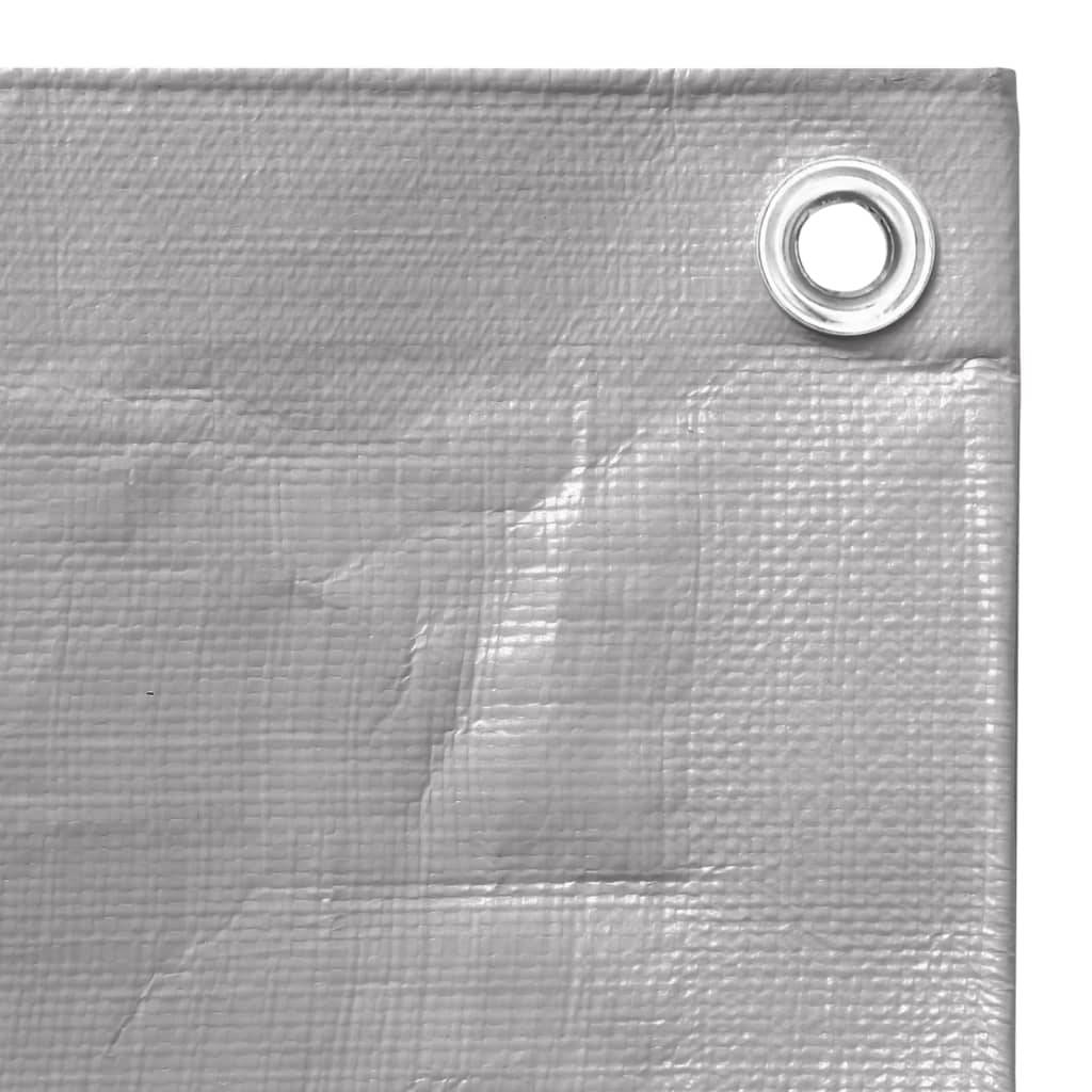 ComfortXL - Toile de Protection Épaisse 260g/m² PEHD Imperméable pour Bois et Toiture Gris 4x6 m – ComfortXL Outdoor Living - Image 4