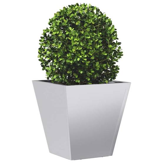 2 pcs Jardinière | Pot de fleurs | Cache-pot | Bac à fleurss 30x30x30 cm acier galvanisé - Image 4