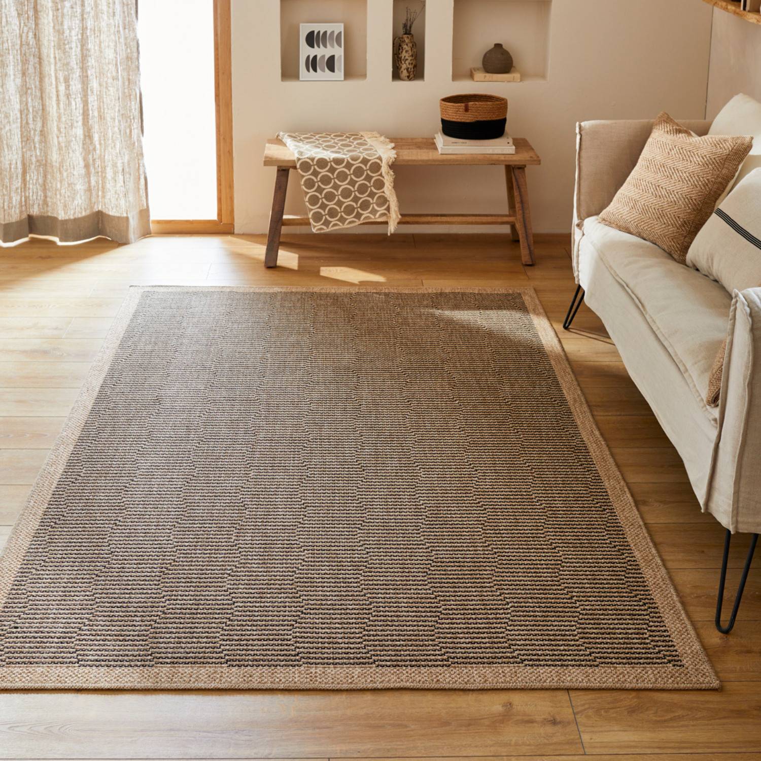 Autre - Tapis intérieur et extérieur naturel 120x170cm - Image 2