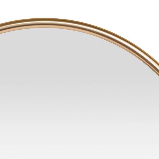 Miroir mural ovale 30 x 60 cm doré - Image 5