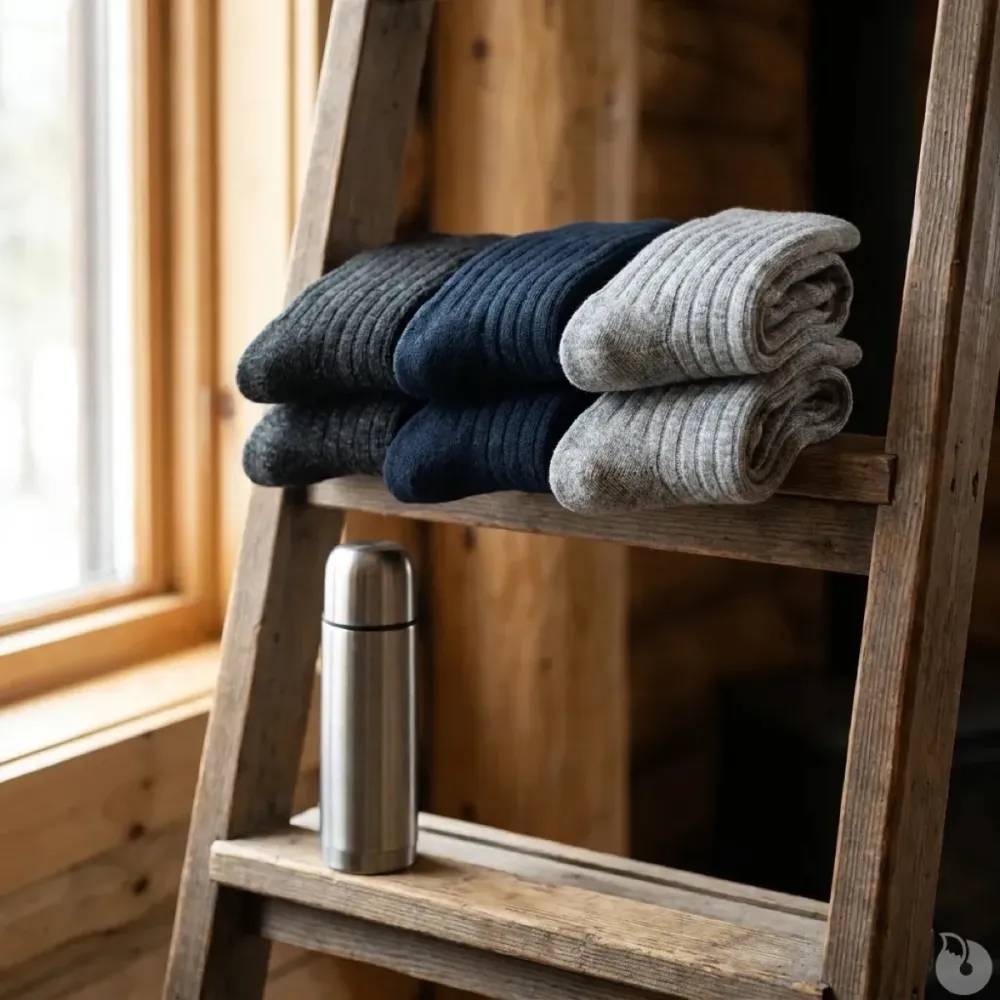 Lot de 3 paires de chaussettes bottes 3 couleurs  Taille 43 - 46 - Image 3