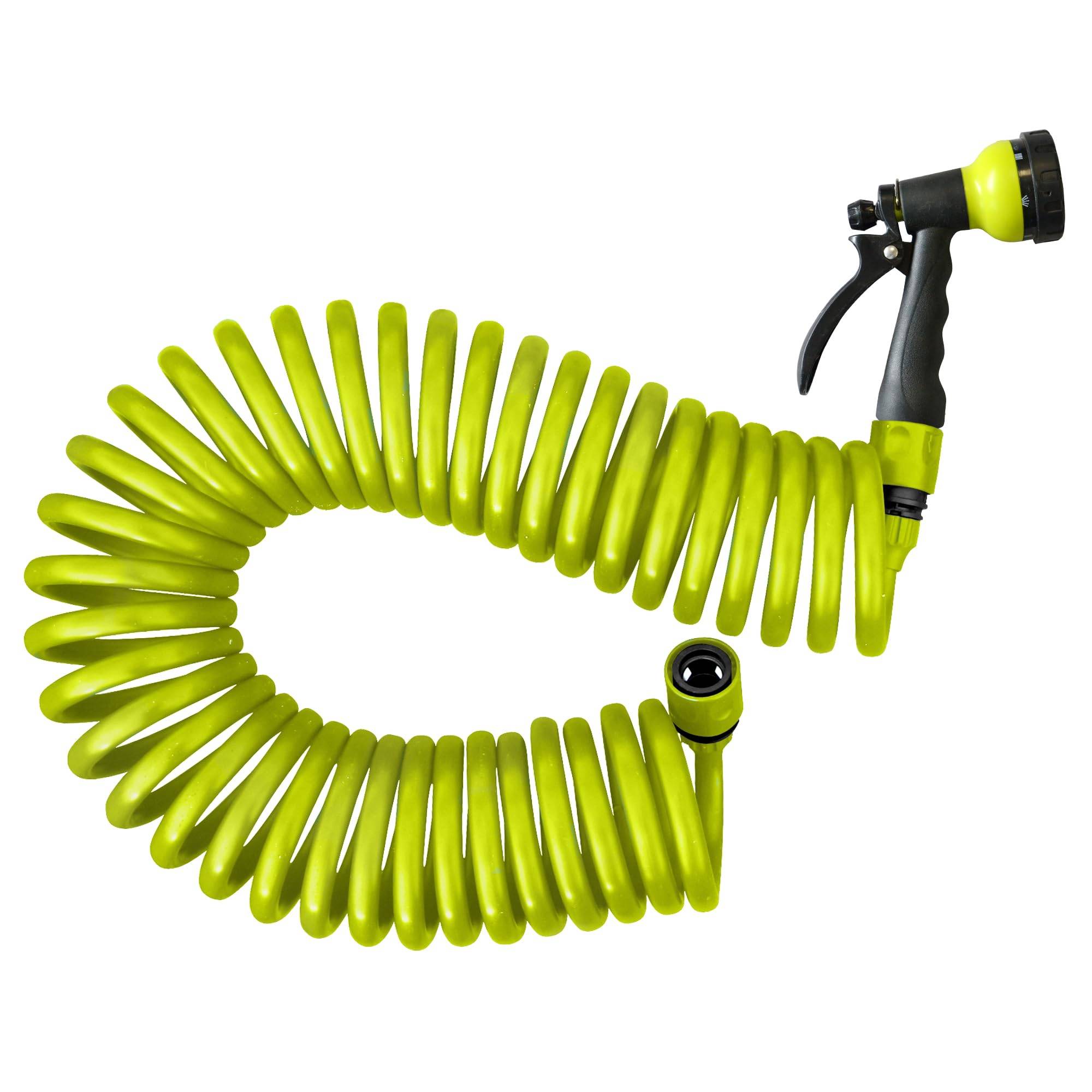 Jardibric - Jardibric - Tuyau d'Arrosage Serpentin en PU 10m - Souple, Résistant & Facile à Utiliser pour Arrosage Précis de Jardin et Balcon - Image 1
