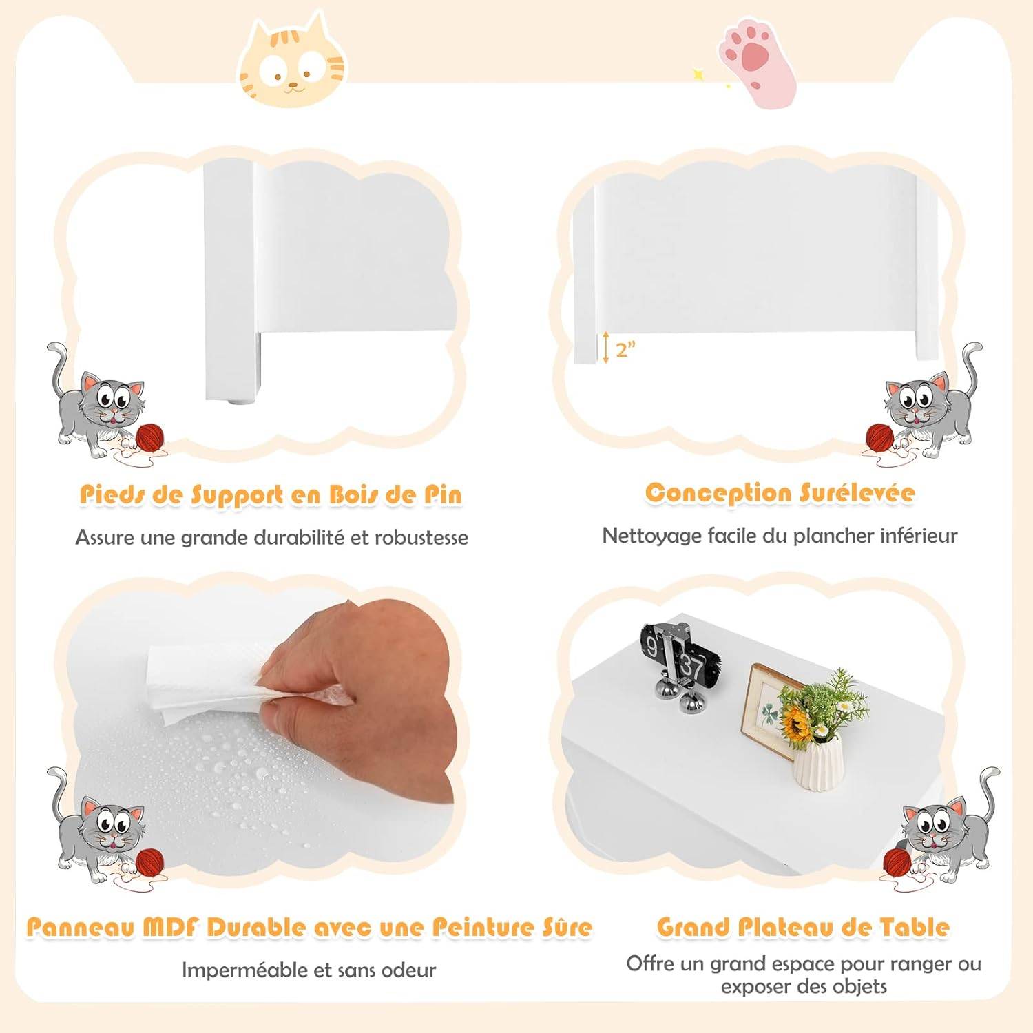 Boîte à litière pour Chat avec Ouverture sur Le Dessus - Image 5