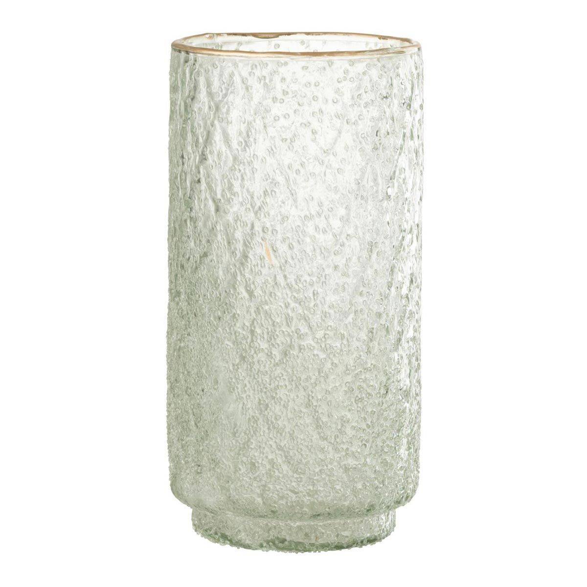 Photophore en Verre Design "Ema" 25cm Transparent - Image 1
