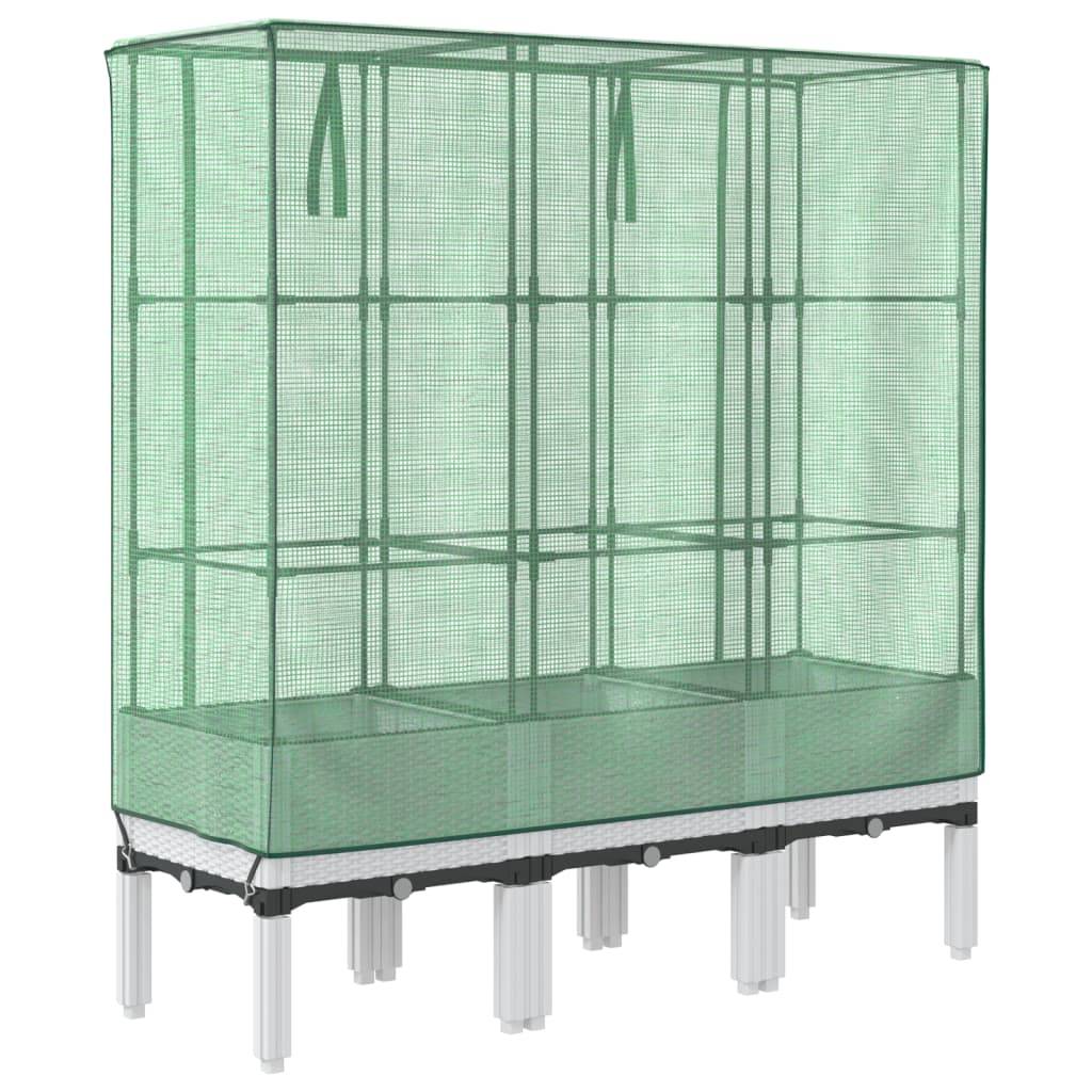 Prolenta Premium - Jardinière polypropylène blanc 120 x 40 x 44 cm - Prolenta premium p355.3 - Image 6
