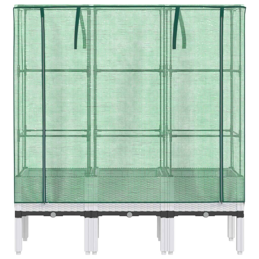 Prolenta Premium - Jardinière polypropylène blanc 120 x 40 x 44 cm - Prolenta premium p355.3 - Image 4
