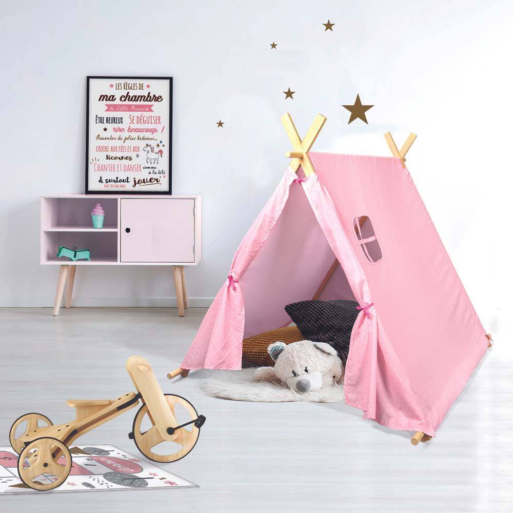 The Home Deco Kids - Tente enfant en tissu 105 cm Little world - Image 2