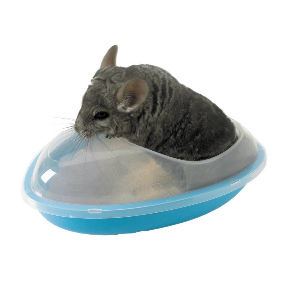animallparadise - Bain en plastique pour chinchilla 26 cm - Image 1