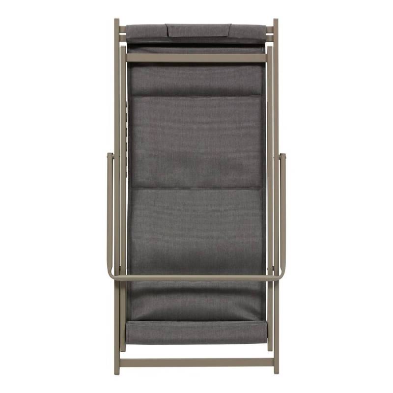 Hesperide - Chilienne de jardin empilable pliable Lunivia café - Hespéride - Image 9