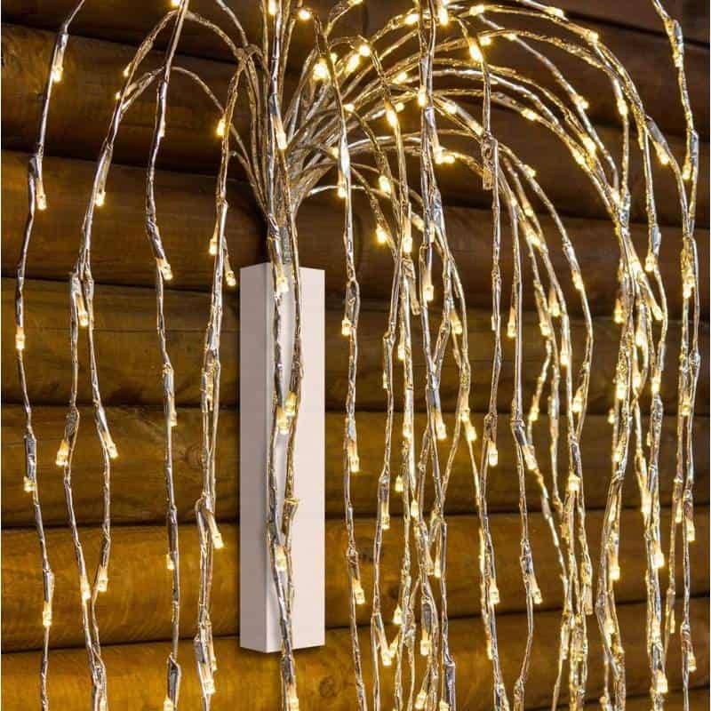 Lotti - Support Mural pour branche lumineuse aluminium blanc Lotti - Image 2