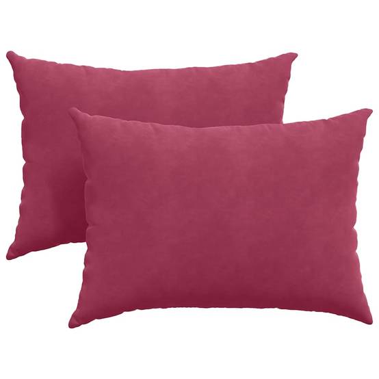 Coussins de canapé 2 pcs Bordeaux 70 x 50 cm Maison Chic - Image 1