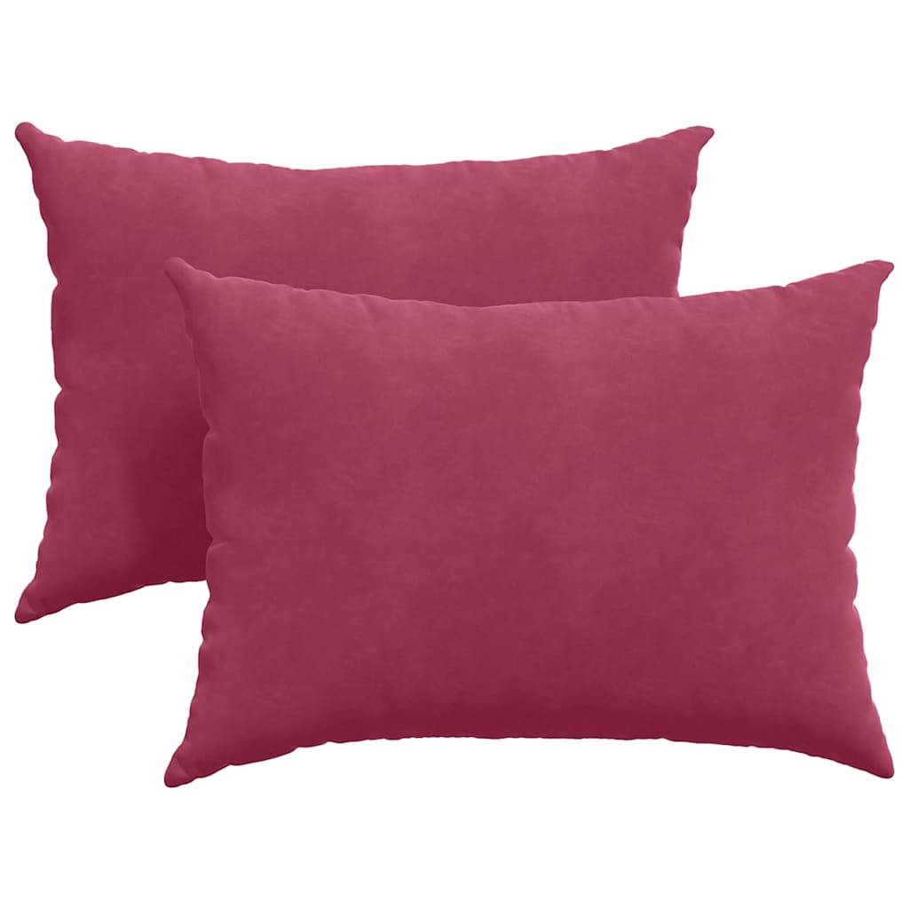 Coussins de canapé 2 pcs Bordeaux 70 x 50 cm Maison Chic - Image 1