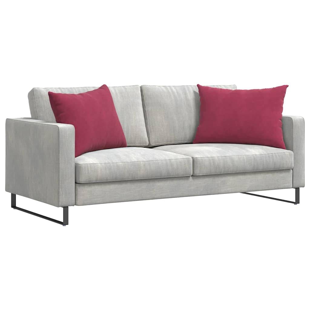 Coussins de canapé 2 pcs Bordeaux 70 x 50 cm Maison Chic - Image 3