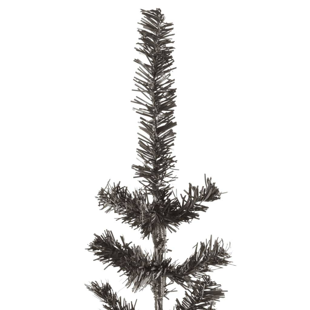 Sapin de Noël - Arbre de Noël étroit Noir 180 cm - Image 5