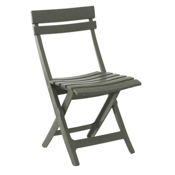 Grosfillex - Chaise pliante - GROSFILLEX - Miami - Forest green - Résine