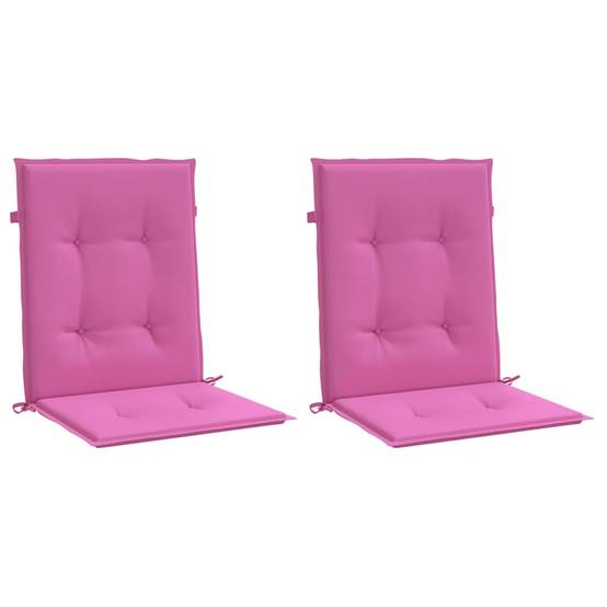 PANGIVO - Coussins de chaise à dossier bas polyester rose 100 x 50 x 4 cm, poids:1.1kg - PANGIVO - Image 3