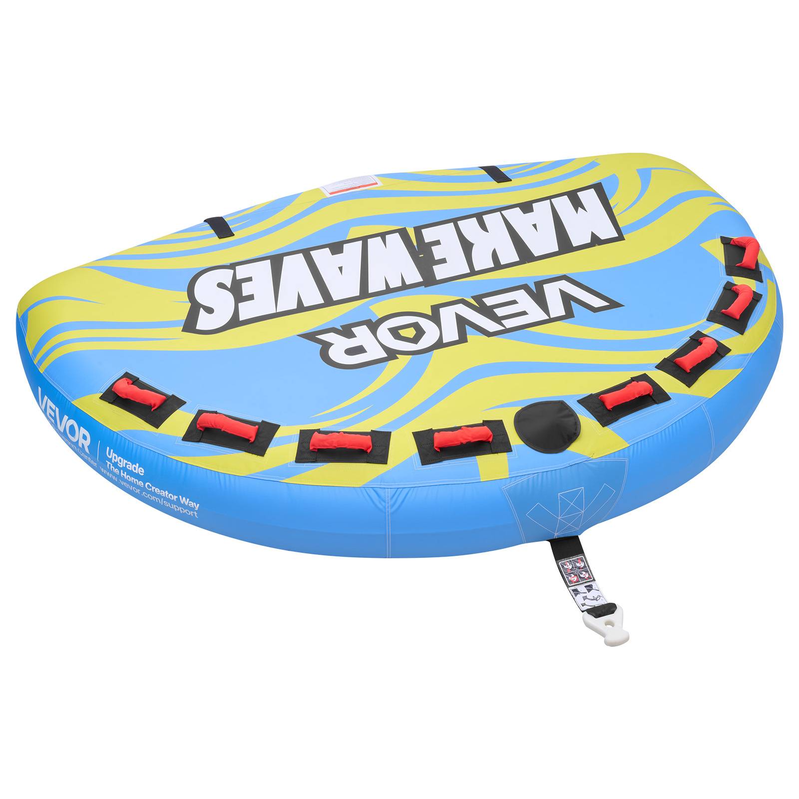 Vevor - VEVOR Bouée Tractée Gonflable Engin Tractée pour Tubing 4 Passagers 308 kg Bleu - Image 1