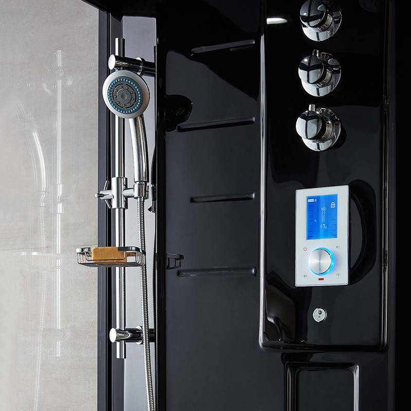 Combi Sauna Douche Hammam Boreal® SH220-D Black Edition - droite - Image 2