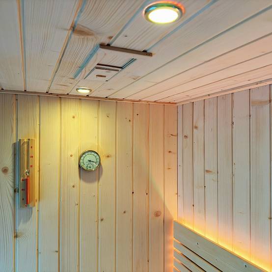 Combi Sauna Douche Hammam Boreal® SH220-D Black Edition - droite - Image 7
